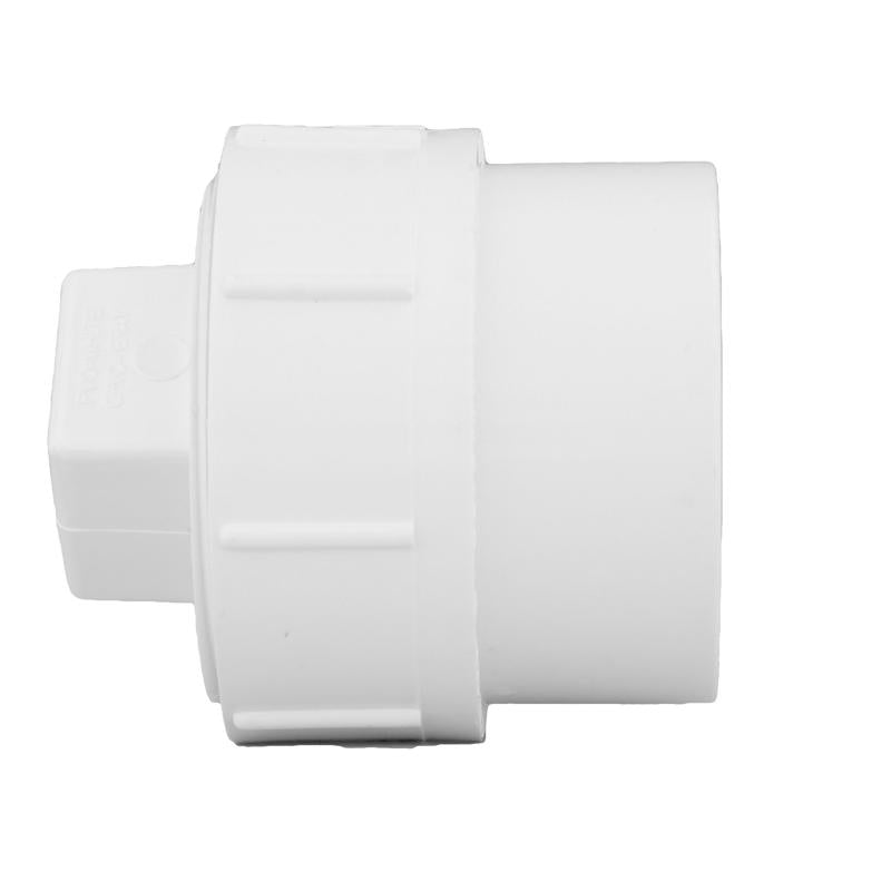 Charlotte Pipe Schedule 40 4 in. Spigot FPT PVC Cleanout Adapter