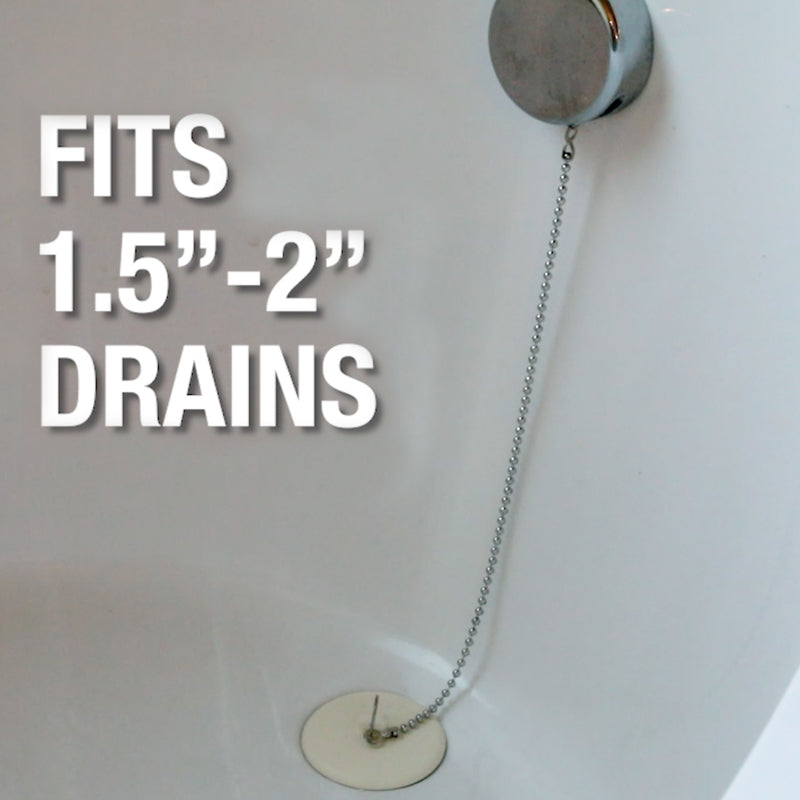 Danco 1-3/8 in. White Rubber Tub Stopper