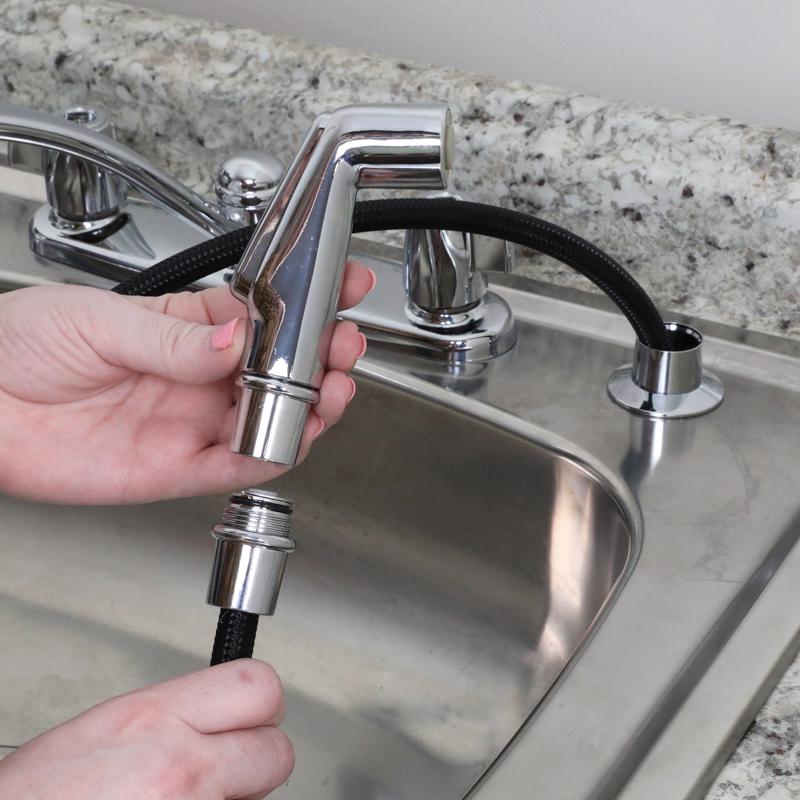 Danco For Universal Silver Chrome Kitchen Faucet Sprayer