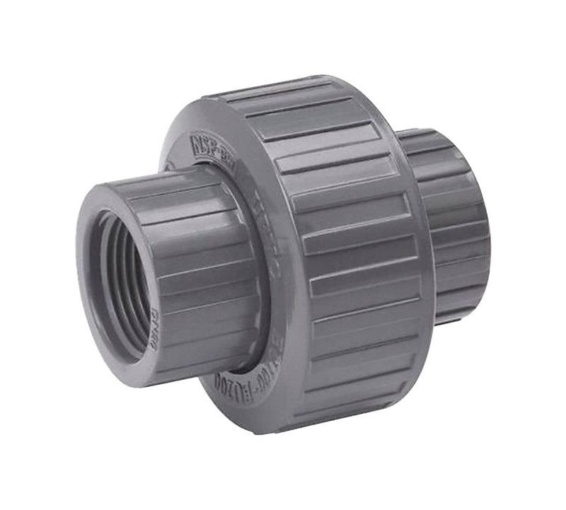 B&K ProLine Schedule 80 1-1/2 in. FPT each X 1-1/2 in. D Threaded PVC Union