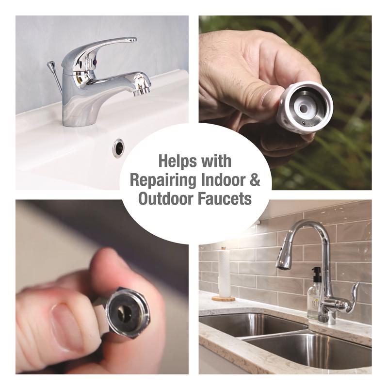 Danco 3.13 in. D Rubber Faucet Washer 42 pk