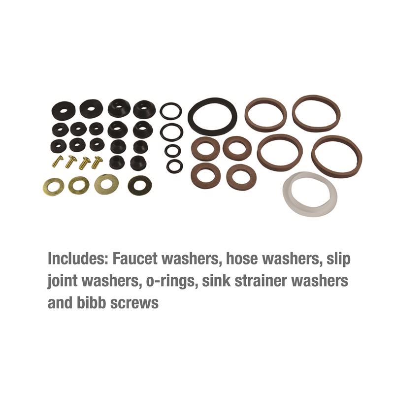 Danco 3.13 in. D Rubber Faucet Washer 42 pk