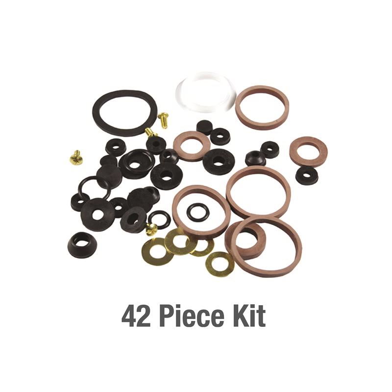 Danco 3.13 in. D Rubber Faucet Washer 42 pk