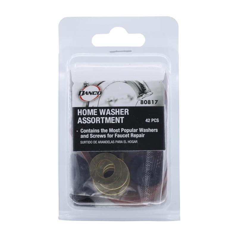 Danco 3.13 in. D Rubber Faucet Washer 42 pk