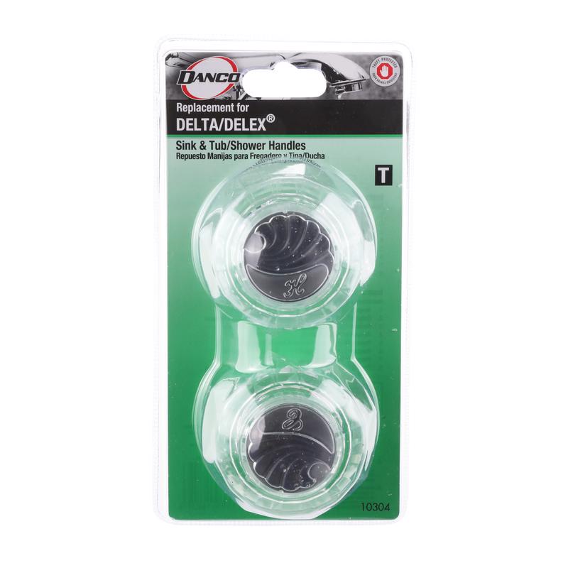 Danco For Delta Delex Clear Bathroom, Tub and Shower Faucet Handles