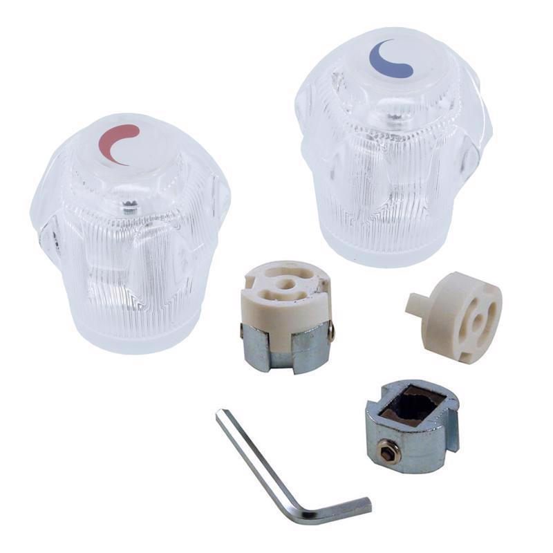 Danco For Universal Clear Bathroom and Kitchen Faucet Handles