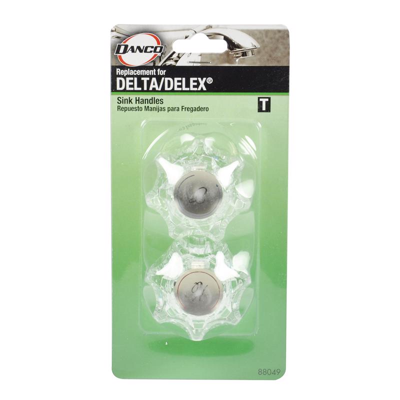 Danco For Delta Clear Bathroom and Kitchen Faucet Handles