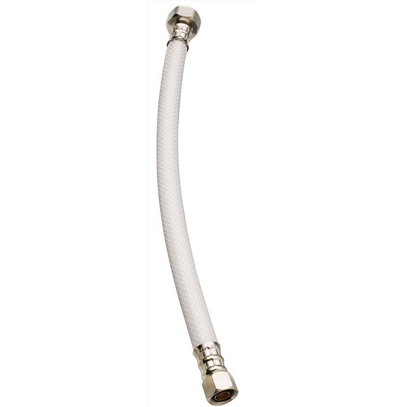 Plumb Pak EZ 3/8 in. Compression X 1/2 in. D FIP 12 in. Vinyl Faucet Supply Line