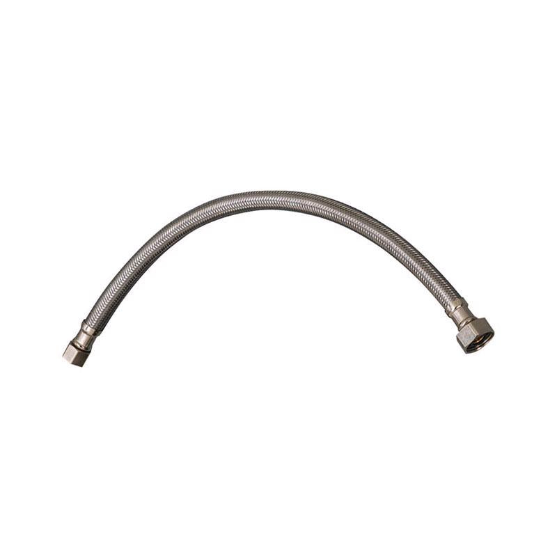 Plumb Pak 3/8 in. Compression X 1/2 in. D FIP 16 in. Stainless Steel Faucet Supply Line