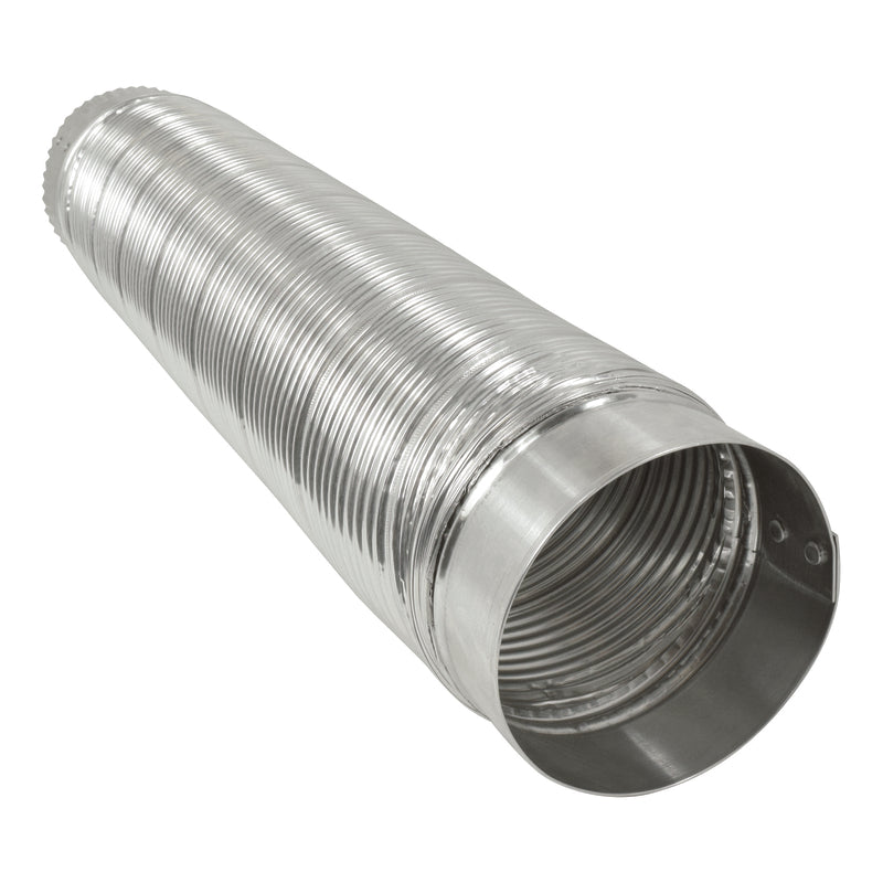 Deflect-O Jordan 24 in. L X 4 in. D Silver/White Aluminum Duct Connector