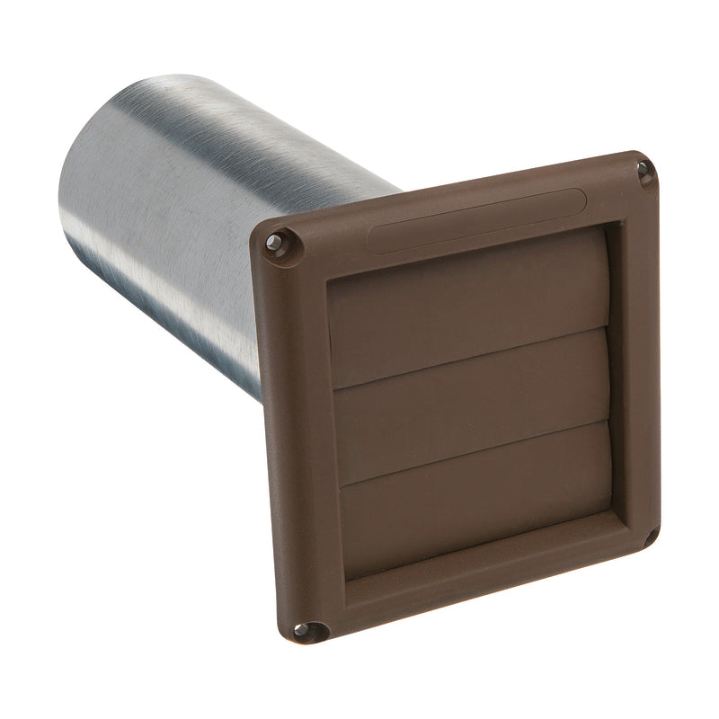 Deflect-O Supurr Vent 6 in. L X 4 in. D Brown Plastic Vent Dryer Hood