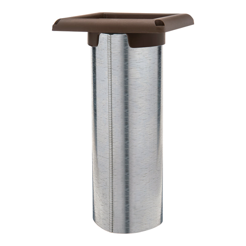 Deflect-O Supurr Vent 6 in. L X 4 in. D Brown Plastic Vent Dryer Hood