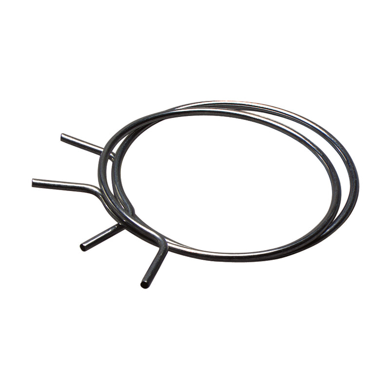 Deflect-O 4 in. D Silver Metal Adjustable Vent Clamp
