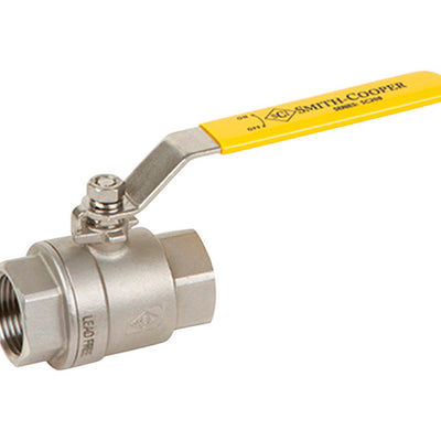Smith-Cooper 1/4 in. 304 Stainless Steel FIP Ball Valve Full Port Lever