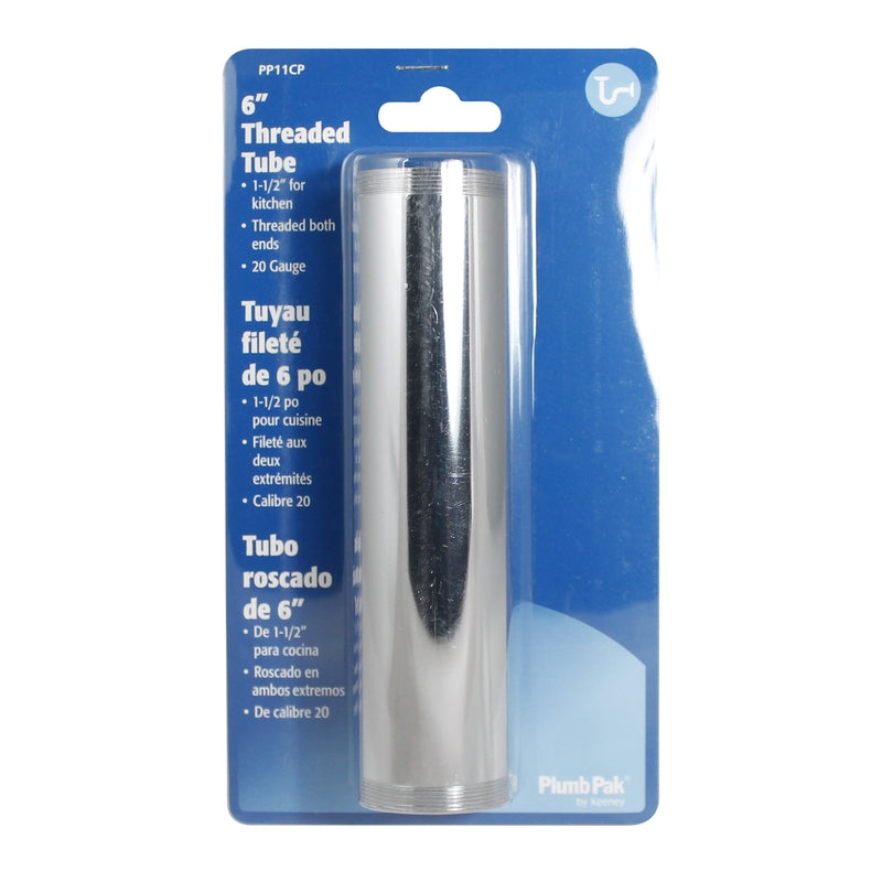 Plumb Pak 1-1/2 in. D X 6 in. L Brass Extension Tube