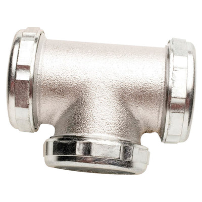 Plumb Pak 1-1/2 in. D X 2.3 in. L Brass 3-Way Coupling Tee