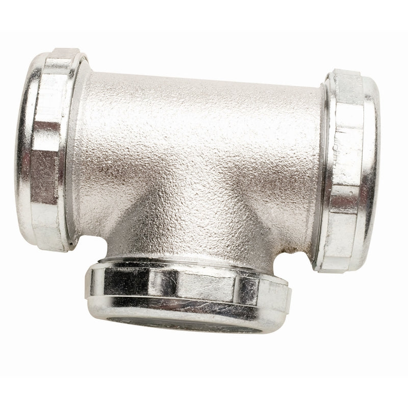 Plumb Pak 1-1/2 in. D X 2.3 in. L Brass 3-Way Coupling Tee