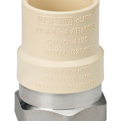 Homewerks Schedule 40 1 in. Slip X 1 in. D FPT CPVC Transition Adapter