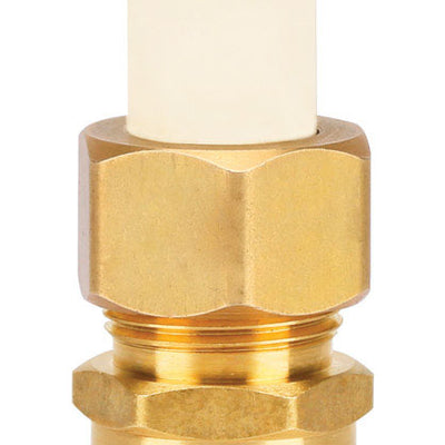 Homewerks Schedule 40 1/2 in. Compression X 1/2 in. D FPT CPVC/Brass Adapter Coupling