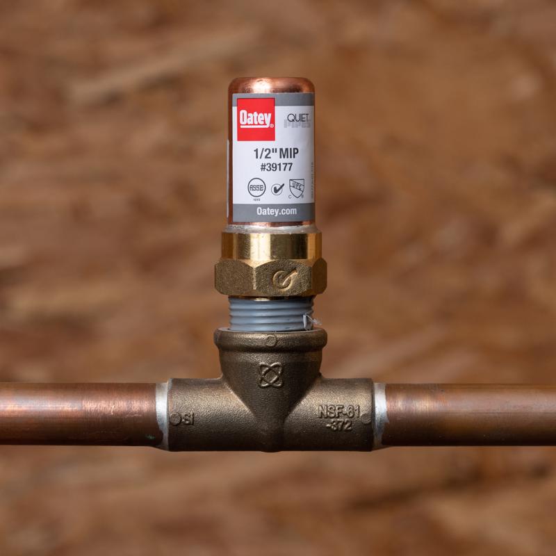 Oatey Quiet Pipes 1/2 in. MIP each X 1/2 in. D MIP each Copper Water Hammer Arrester