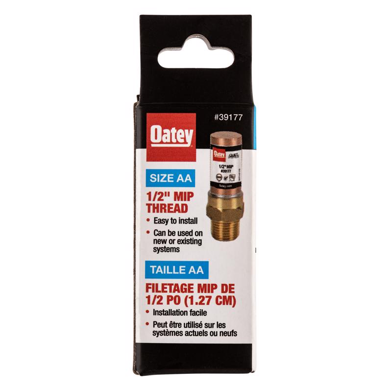 Oatey Quiet Pipes 1/2 in. MIP each X 1/2 in. D MIP each Copper Water Hammer Arrester