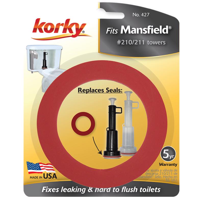 Korky Flush Valve Seal Red For Mansfield