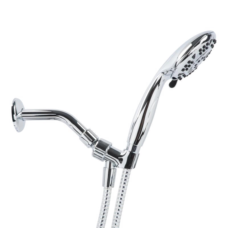 Oakbrook Collection Chrome PVC 5 settings Handheld Showerhead 1.8 gpm