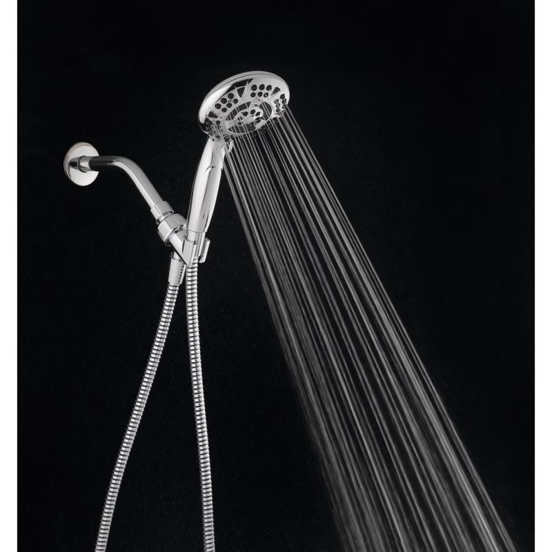Oakbrook Collection Chrome PVC 5 settings Handheld Showerhead 1.8 gpm