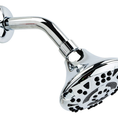 Oakbrook Collection Chrome PVC 5 settings Wallmount Showerhead 1.8 gpm