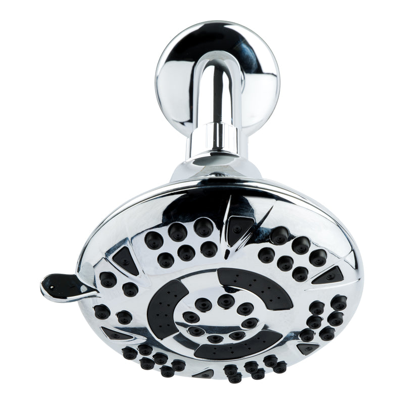 Oakbrook Collection Chrome PVC 5 settings Wallmount Showerhead 1.8 gpm