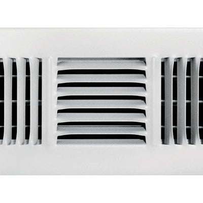Tru Aire 4 in. H X 12 in. W 3-Way Powder Coat White Steel Wall/Ceiling Register