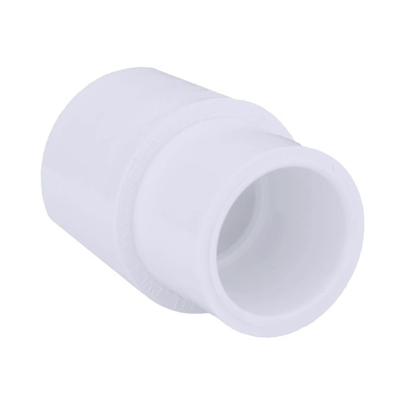 Charlotte Pipe Schedule 40 1 in. Slip X 3/4 in. D Slip PVC Coupling