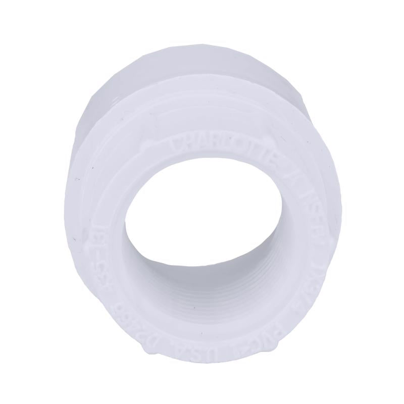 Charlotte Pipe Schedule 40 1 in. Slip X 3/4 in. D FPT PVC Pipe Adapter