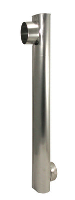 Deflect-O 7.25 in. L X 4.875 in. D Silver Aluminum Skinny Duct