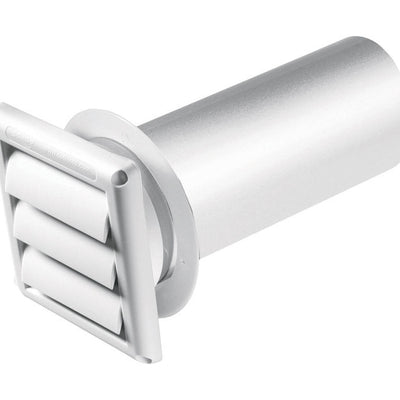 Deflect-O Plastic Wall Cap with Tailpipe