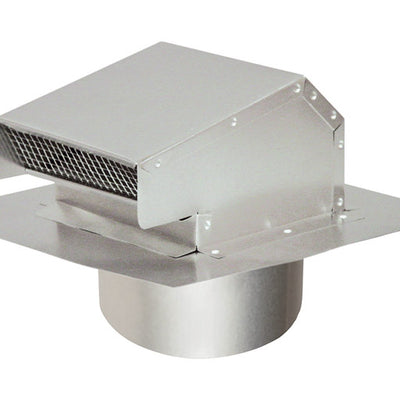 Deflect-O 4 in. D Aluminum Roof Cap With Tailpipe