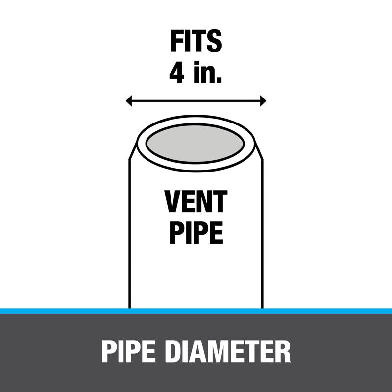 Oatey 4 in. Push each X 4 in. D Insert Plastic Insert Adapter