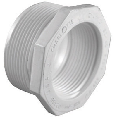 Charlotte Pipe Schedule 40 3/4 in. MPT X 1/2 in. D FPT PVC Reducing Bushing