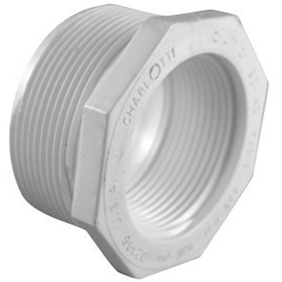 Charlotte Pipe Schedule 40 1-1/4 in. MPT X 3/4 in. D FPT PVC Reducing Bushing