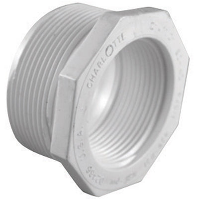Charlotte Pipe Schedule 40 1-1/2 in. MPT X 1/2 in. D FPT PVC Reducing Bushing