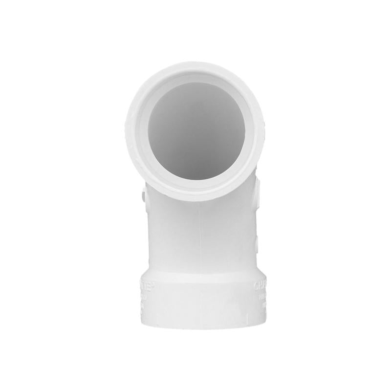Charlotte Pipe Schedule 40 1-1/2 in. Hub X 1-1/2 in. D Hub PVC Elbow