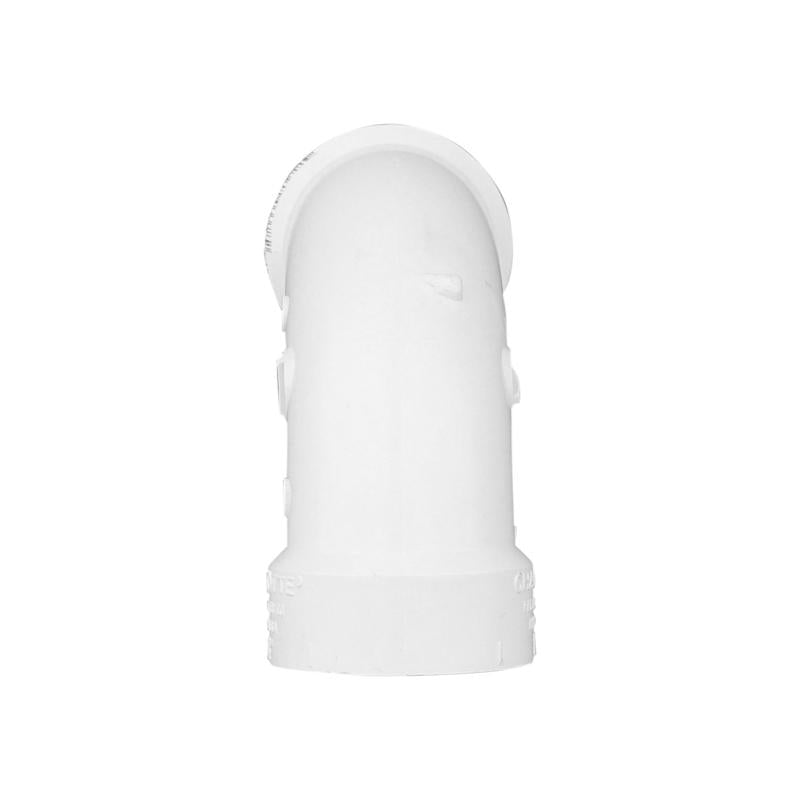 Charlotte Pipe Schedule 40 1-1/2 in. Hub X 1-1/2 in. D Hub PVC Elbow