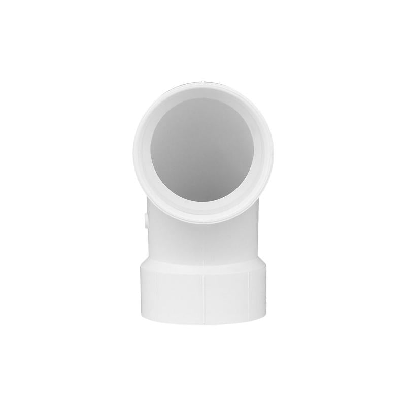 Charlotte Pipe Schedule 40 3 in. Hub X 3 in. D Hub PVC Long Sweep Elbow