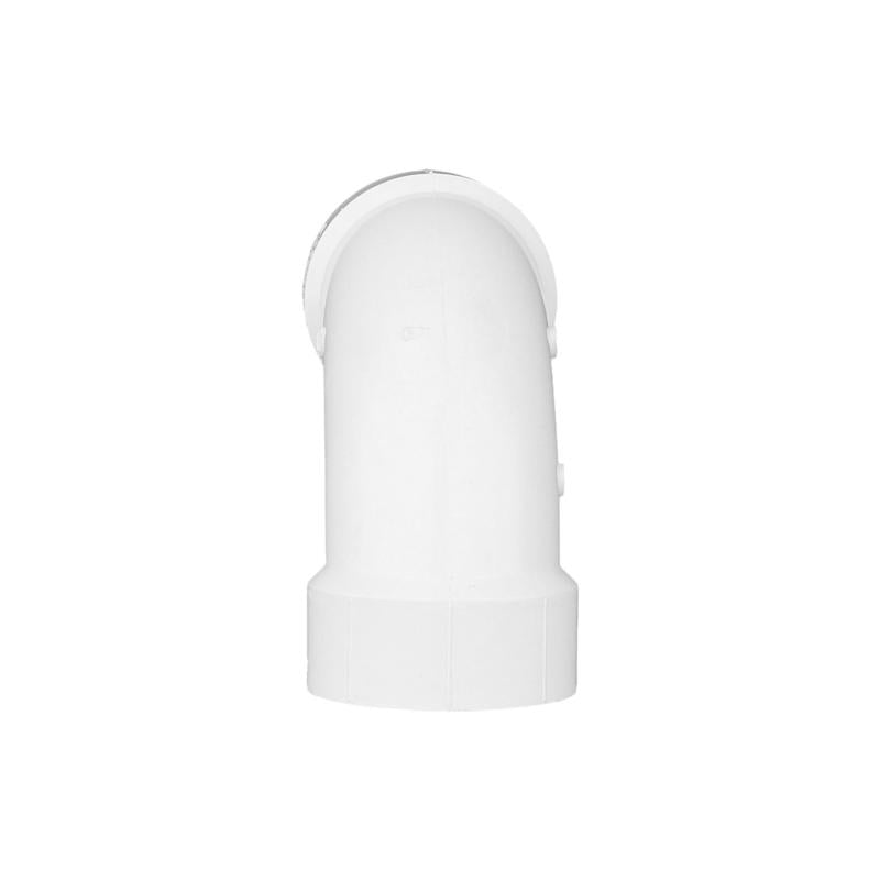 Charlotte Pipe Schedule 40 3 in. Hub X 3 in. D Hub PVC Long Sweep Elbow