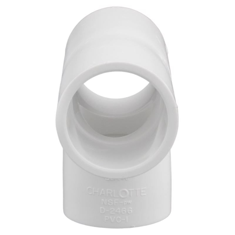 Charlotte Pipe Schedule 40 1 in. Slip X 1 in. D Slip PVC Tee
