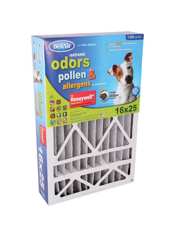 BestAir 16 in. W X 25 in. H X 4 in. 11 MERV Pleated Air Filter