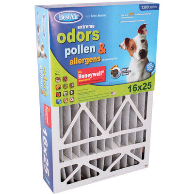 BestAir 16 in. W X 25 in. H X 4 in. 11 MERV Pleated Air Filter