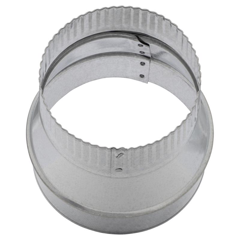 Imperial 6 in. D X 5 in. D Galvanized Steel Furnace Pipe Reducer