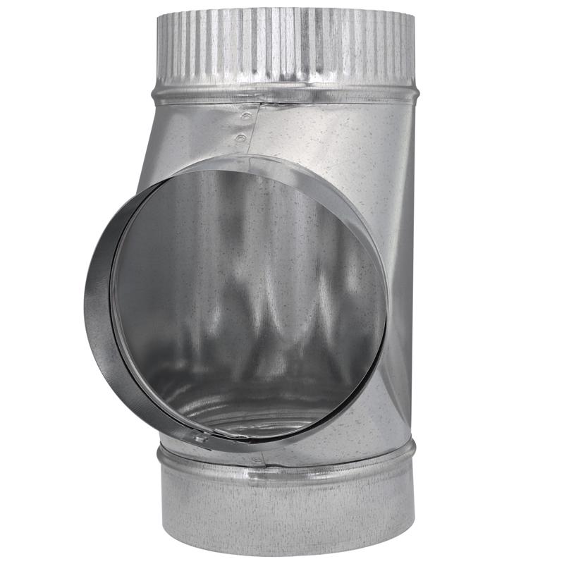 Imperial 6 in. X 6 in. X 6 in. Galvanized Steel Furnace Pipe Tee