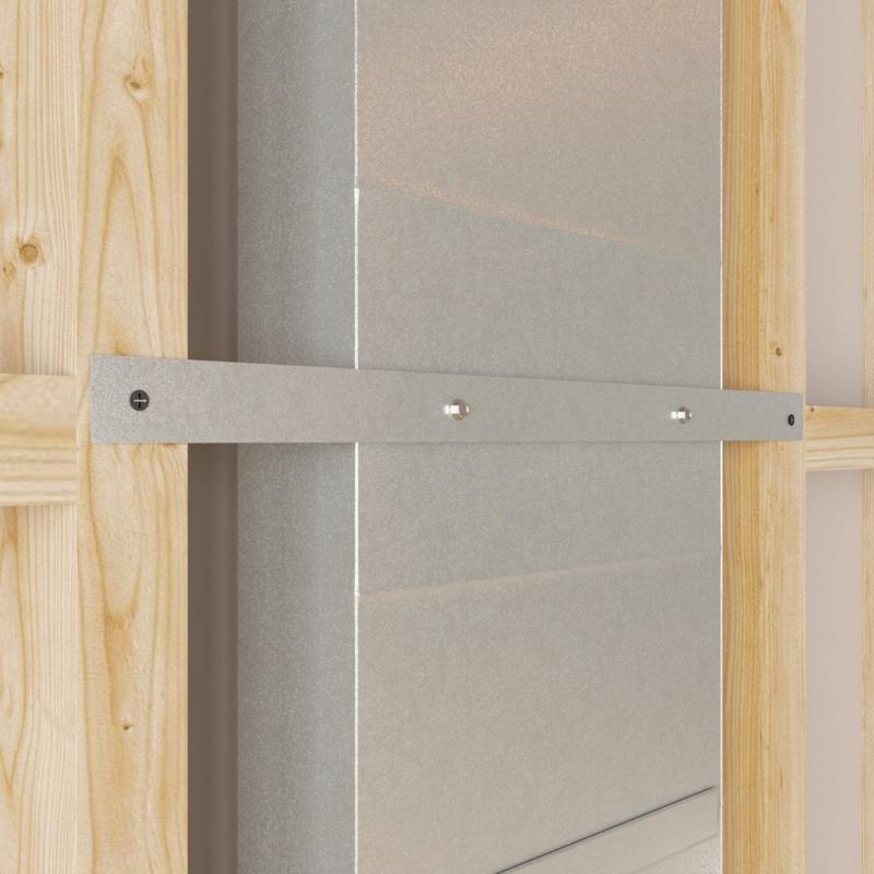 Imperial 3-1/4 in. D X 24 in. L Galvanized Steel Stack Duct